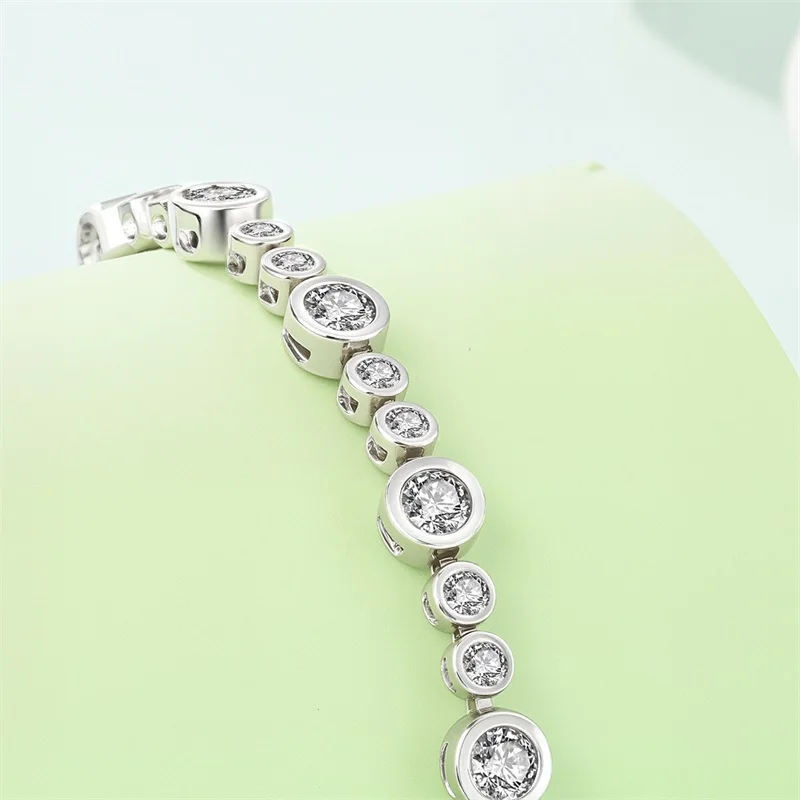 

2026 New 925 Sterling Silver Starry Bubble Bracelet For Women Fashion Birthday Jewelry Gift
