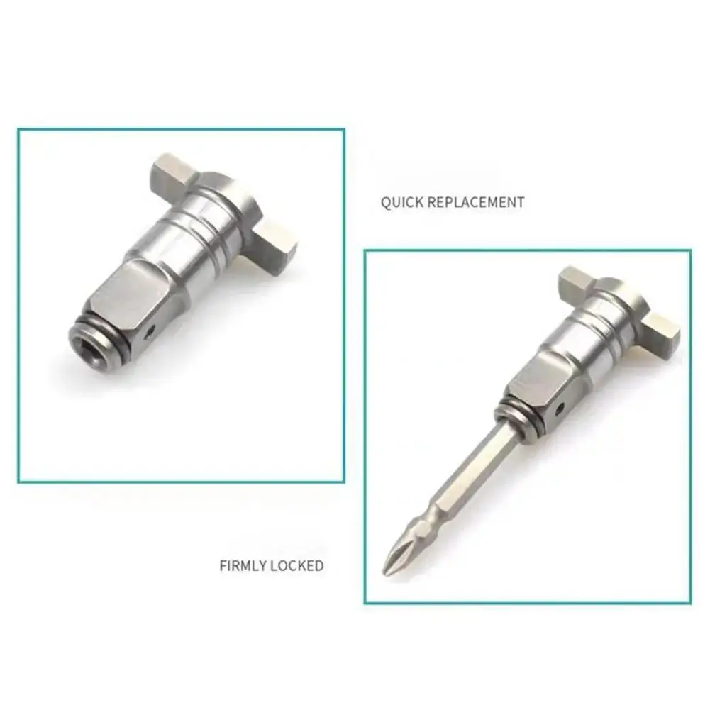 

T-Shaped Electric Brushless Impact Wrench Adapter Drill Bit Chrome Vanadium Steel Dual-Use Wrench Craftsman Tool Accessories