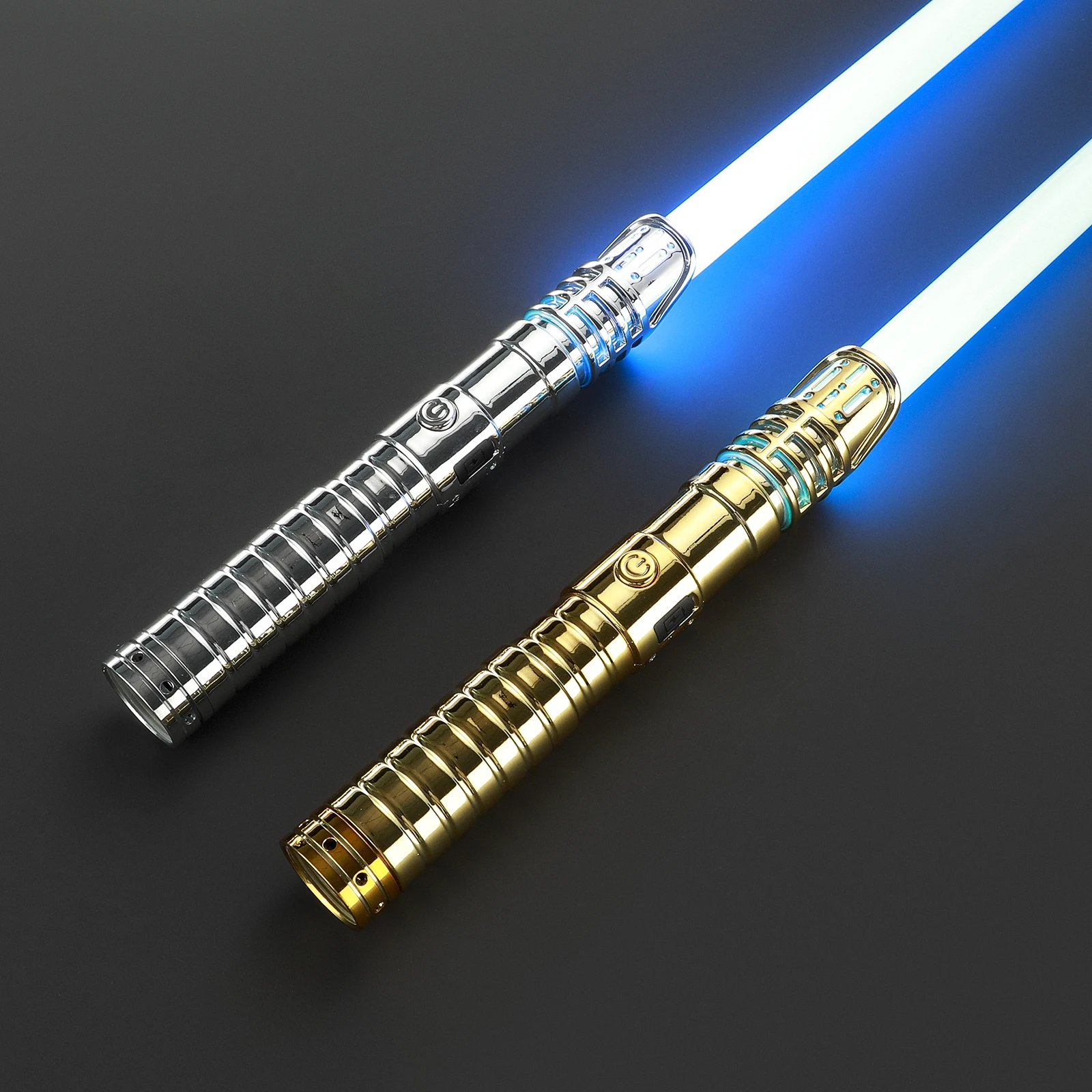 LGT Saberstudio Plastic Lightsaber 2 PCS Plastic Handle Double 7/8 inch PC Blade 8 Sounds Fonts 12 RGB Colors