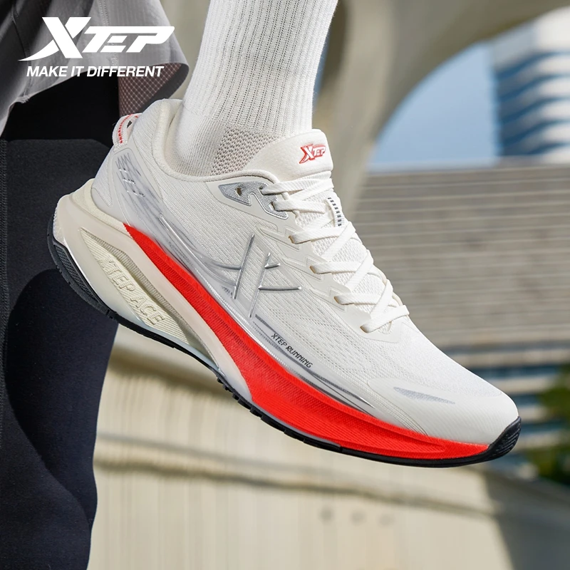 

Кроссовки для бега Xtep Lingbu 3 для мужчин, зима 2026, с амортизацией, легкие, с отскоком, для спорта, 874119110013