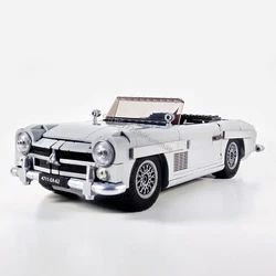 NEW 300SL Roadster Building Blocks DIY Racing Sports Convertible Vehicle Assemble Bricks Children Toys Gifts 10262 Car B-Model