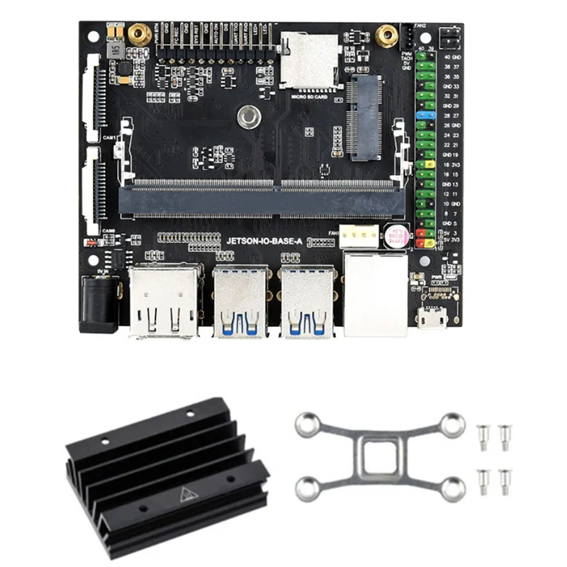 Jetson Nano Development Board com dissipador de calor, AI, Inteligência Artificial, Programação Robot Learning, 4GB Developer Kit