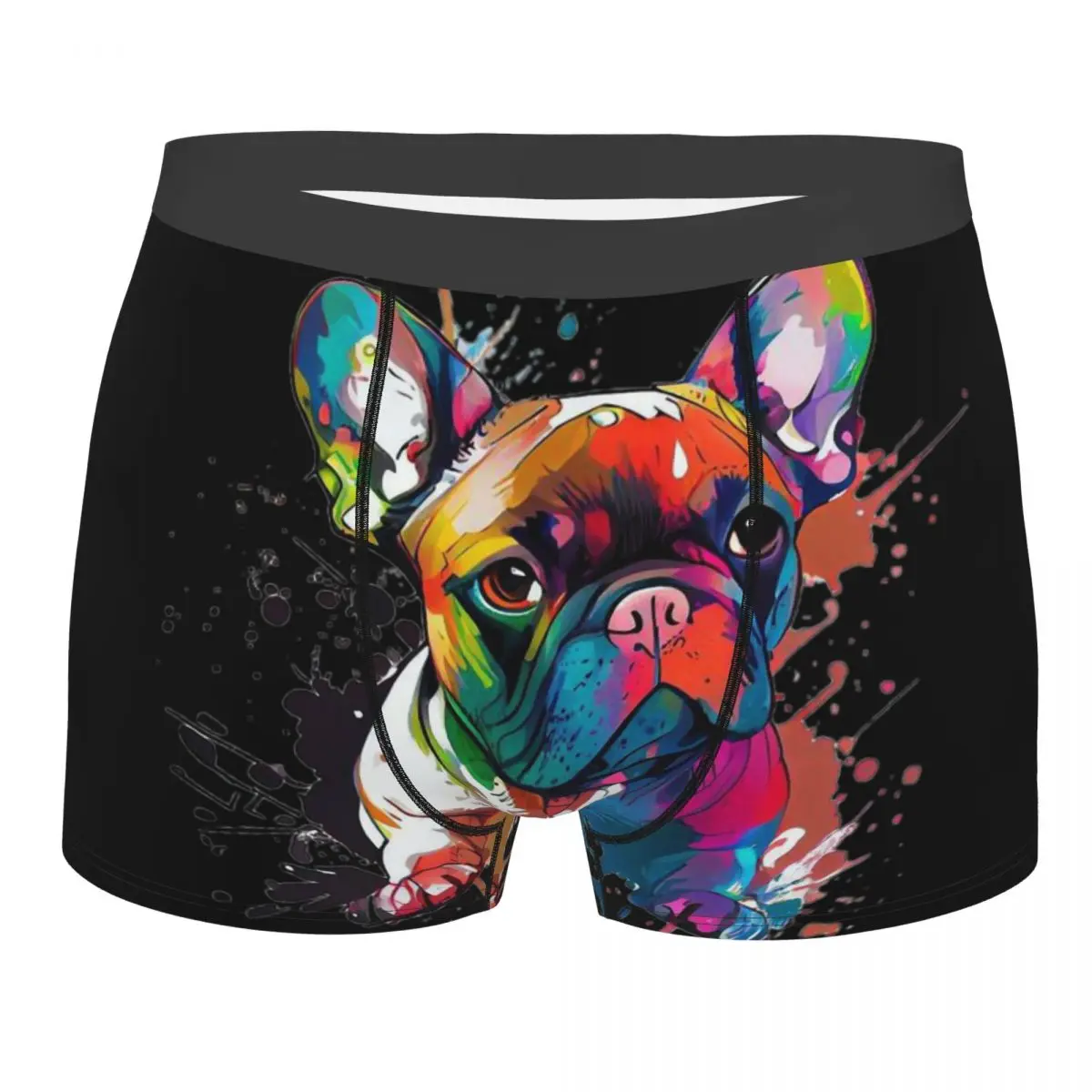 

pattern Cute Pets Bulldog Men's Boxer Briefs Highly Breathable Underpants High Quality 3D Print Shorts Birthday Gift