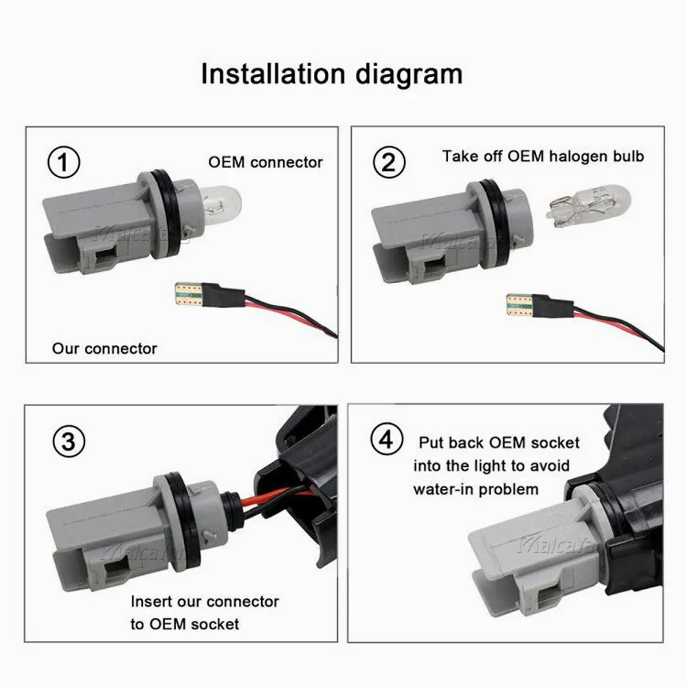 2*12 فولت LED أضواء إشارة الانعطاف المتتابعة للسيارة 63137253325 63137253326   ل BMW E46 E60 E61 E81 E82 E83 X3 E84 X1 E90 E91 E92 E93