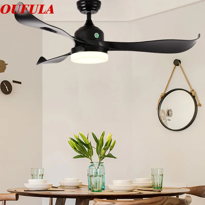 

TINNY Modern Ceiling Fan Lights With Remote Control Fan Lighting Decorative For Home Living Room Bedroom Restaurant