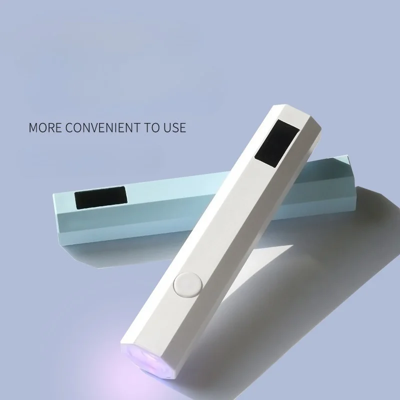 Mini draagbare nagellamp UV LED-nagellamp voor het uitharden van alle gellak USB oplaadbare sneldrogende manicuremachine Nagels Art Tool