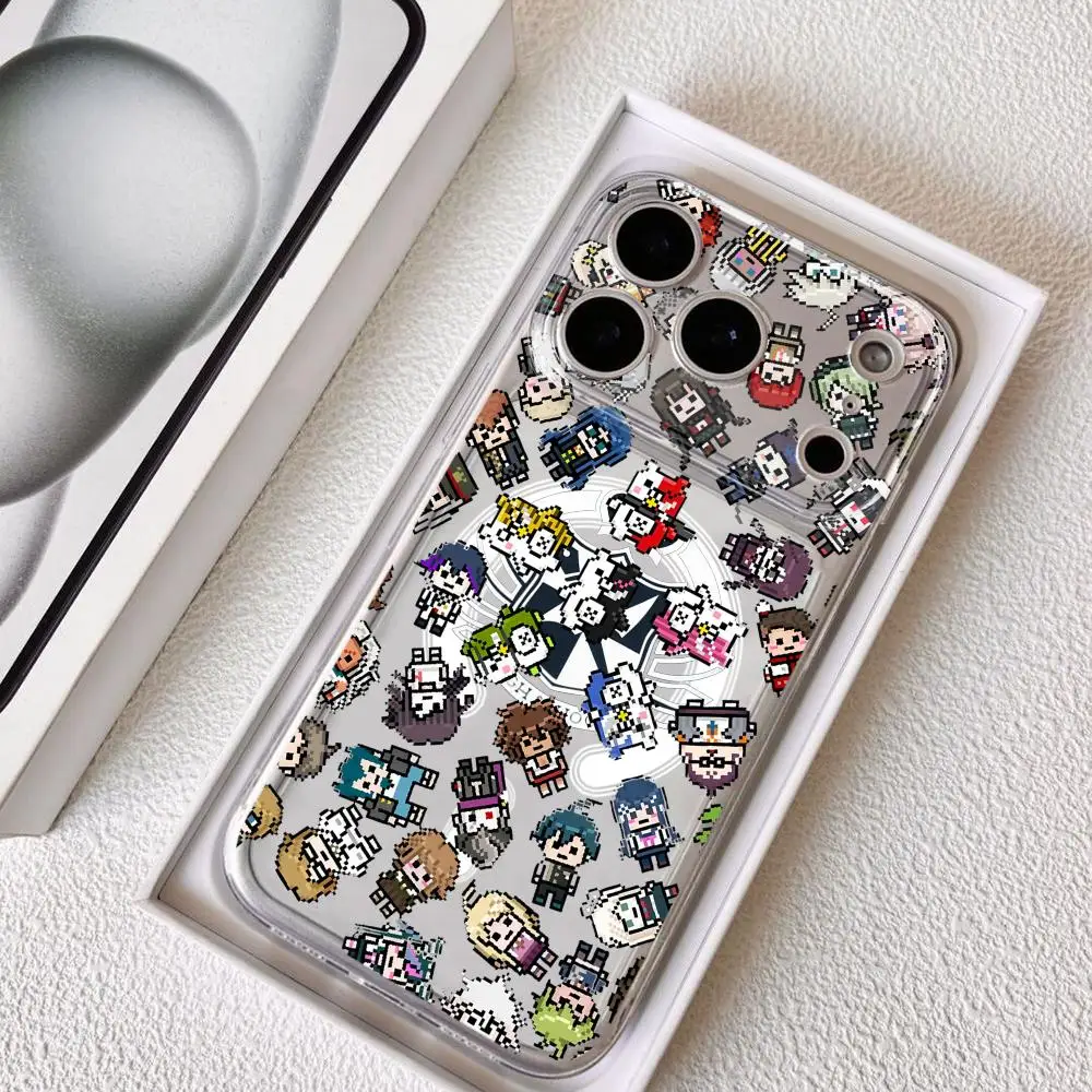 Danganronpa Phone Case for iPhone 17 16 15 14 13 12 11 Pro Max Plus Clear Magnetic Shockproof Scratch-Resistant product photo