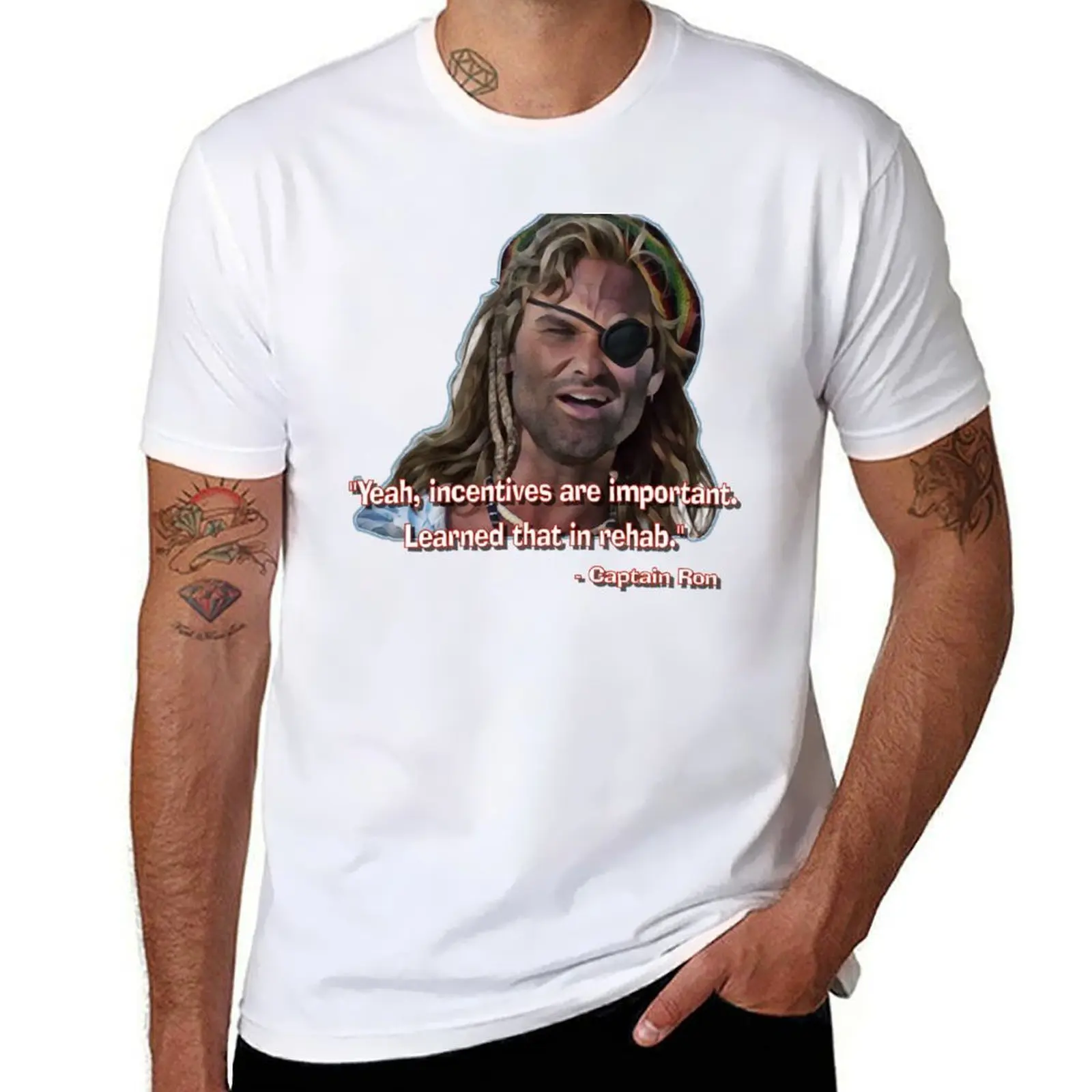 

CAPTAIN RON - Incentives are important... T-Shirt t shirts for man graphic funny t shirt man designer T-Shirt