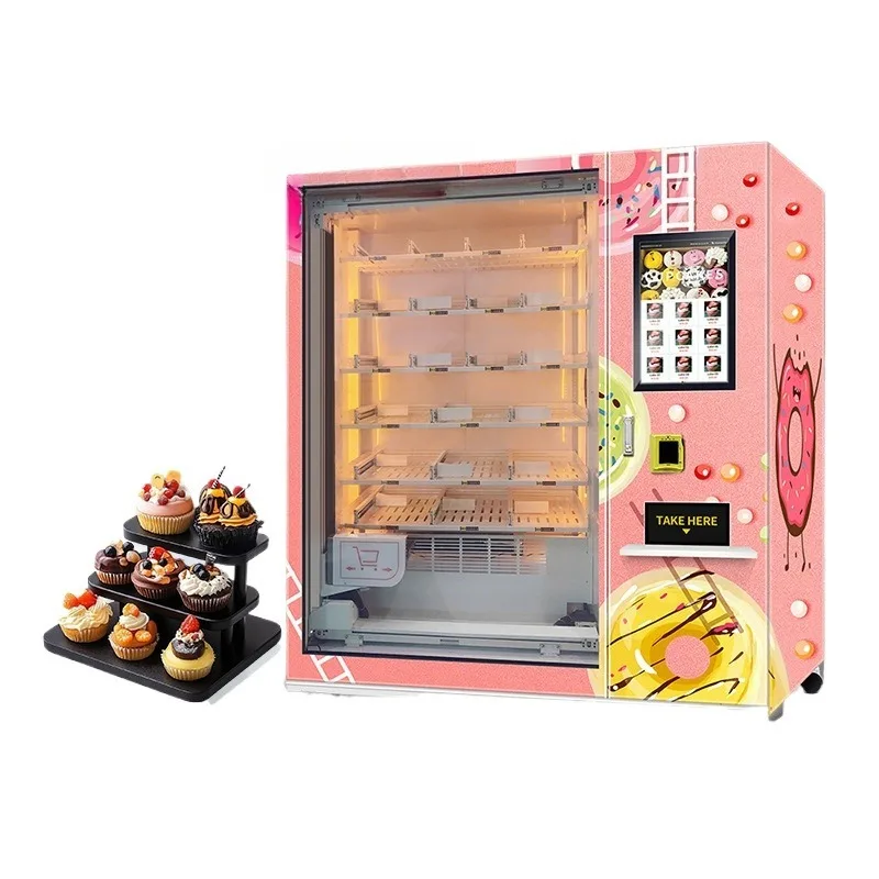 Shopping mall office building dessert self-service vending machine refrigerated and fresh intelligent vending machine