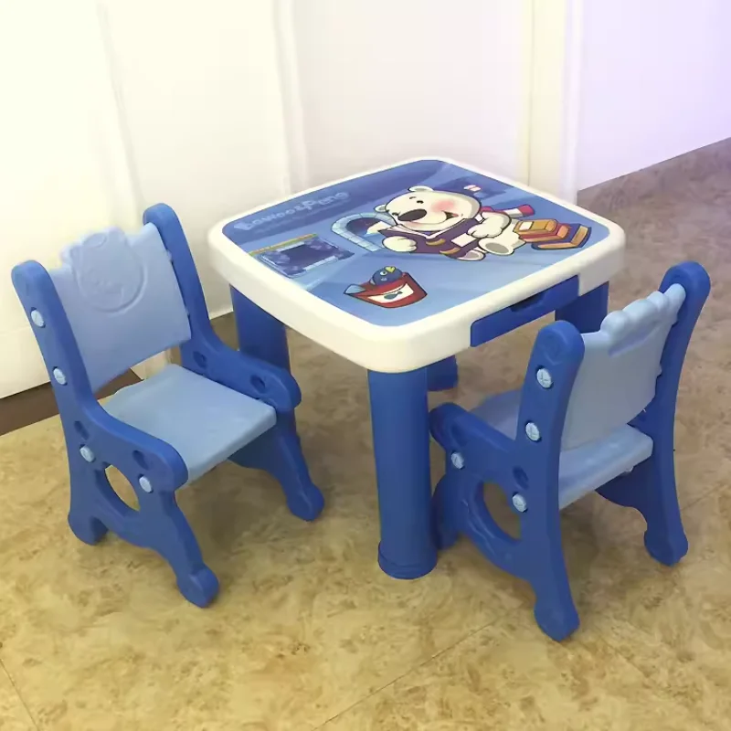 Children Desk Set Kids Study Table Elementary Tables School Furniture Supplies Room Child Childrens Schreibtisch Chair Student