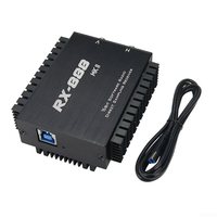 RX-888 MKII SDR Radio Receiver LTC2208 16 Bit ADC Module R828D /VHF Band For HDSDR Sdrconsole SDR+ +