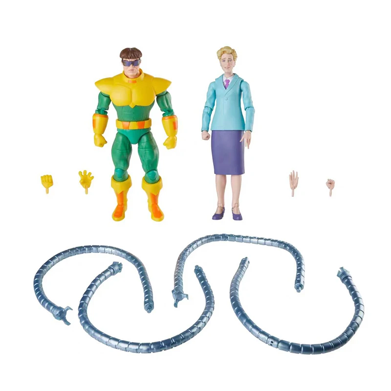 Hasbro Marvel Legends Doctor Octopus & Aunt May Spiderman 6-Inch Figures 2-Pack Action Figure Model Kids Gifts Toy Collection