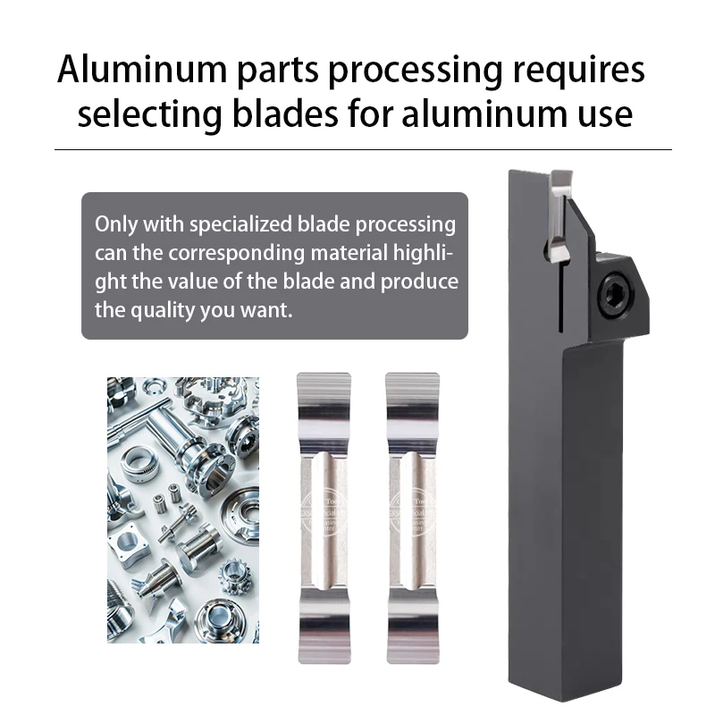 Imagem -04 - Grooving Blades para Torno Cnc Carbide Inserts Metal Torneamento Ferramentas Cortador de Alumínio Peças Alta Qualidade Mggn150 200 250 300 400 500 jm