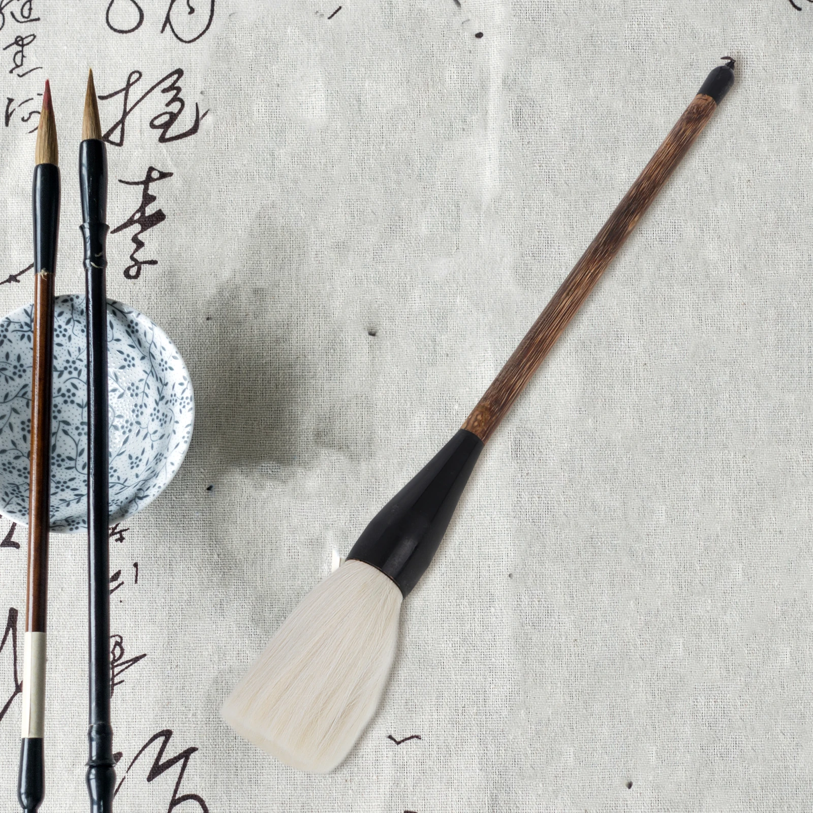 

2Pcs Large Calligraphy Brush For Dance Performance Prop Soft Bristles Calligraphy Tool Art Brush