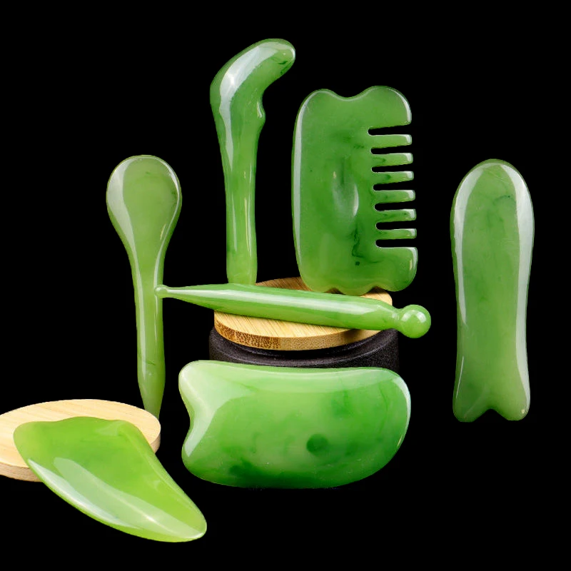 

Face Massager Gua Sha Scraper Natural Resin Massager Gua Sha Spa Facial Skin Care Spa Massage Tool For Face Neck Skin Body