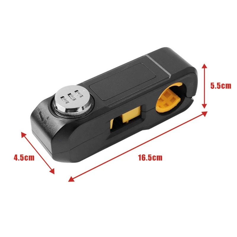 E-Scooter Grip Lock para Xiaomi M365 PRO, Fechaduras De Segurança, Guiador, Alavanca De Freio, Bloqueio De Disco