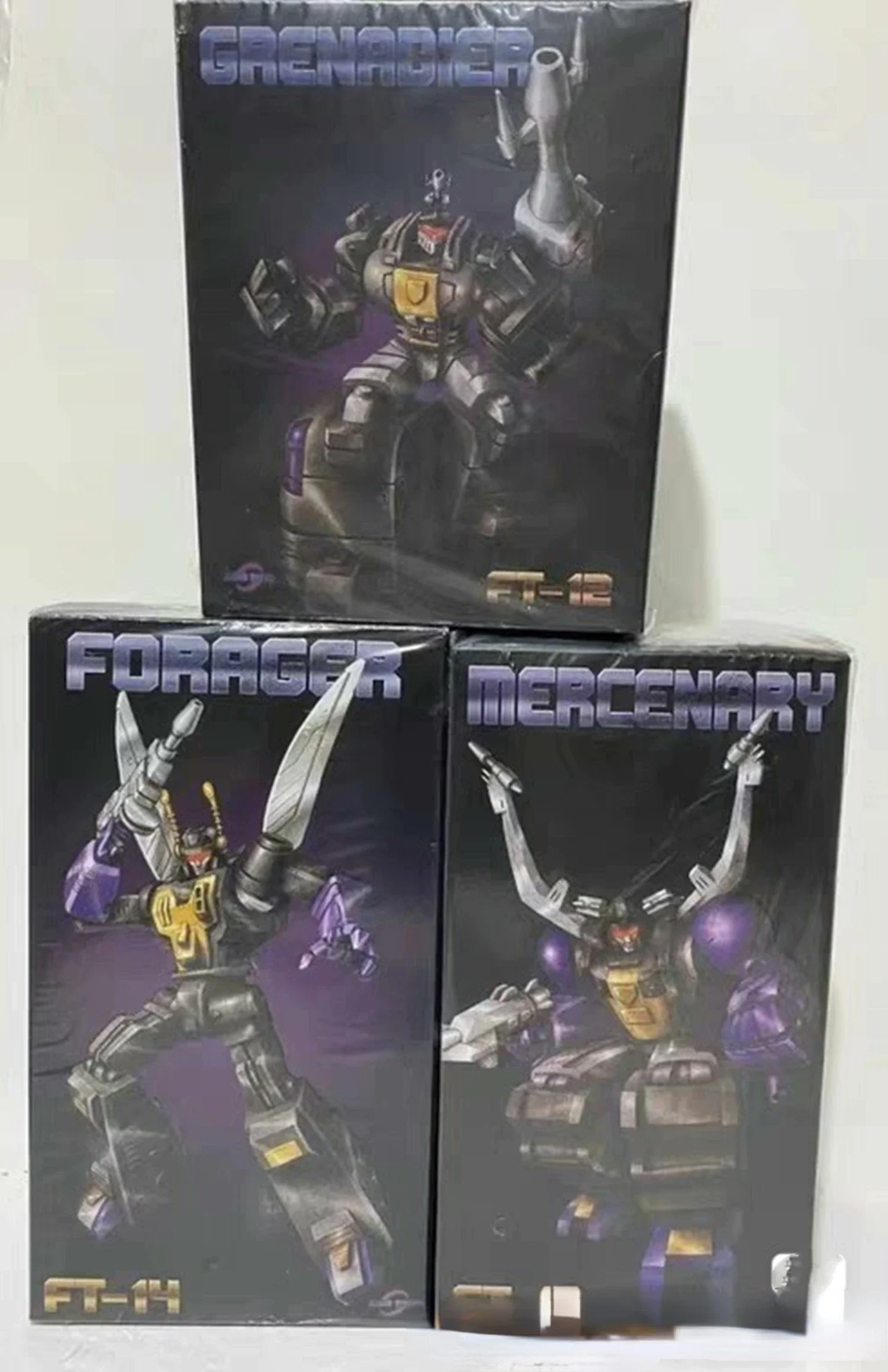 In Stock FansToys Transformed FT-12 FT-13 FT-14 Insecticon Kickback SHRAPNEL Bombshell Mp Ratio Robot Action Figure