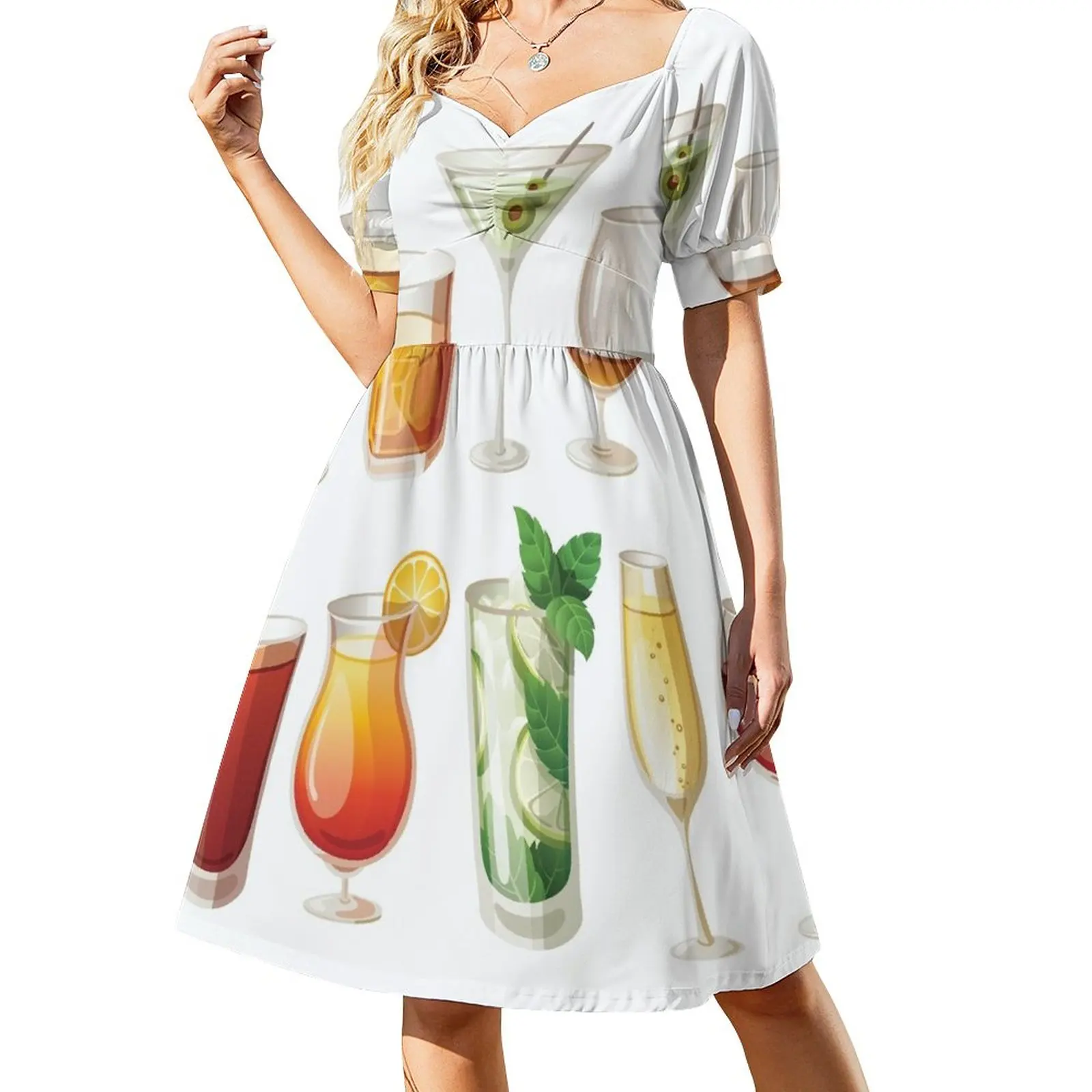 

I love Margarita Sleeveless Dress Female dress dress korean style