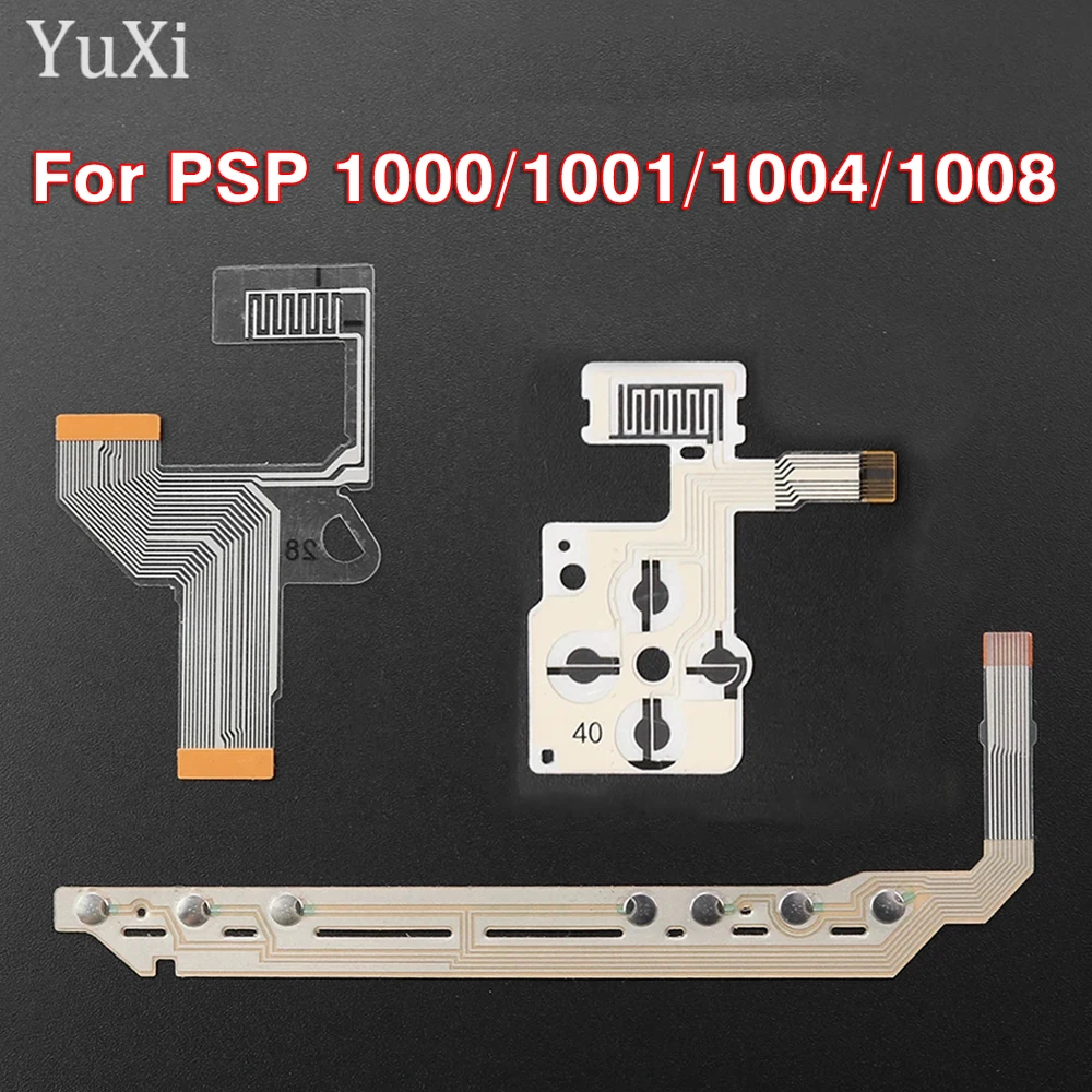 1Set Flex Cable For PSP 1000 Direction Cross Button L R Button Volume Keypad Ribbon Cable For PSP 1001/1004/1008 Repair Part