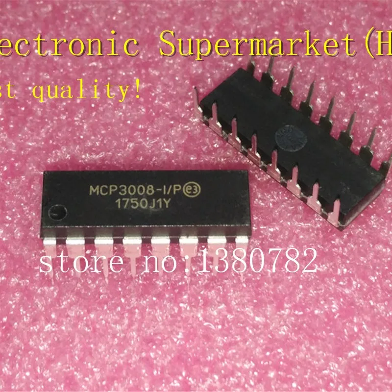 Free Shipping 10pcs-50pcs MCP3008-I/P MCP3008 DIP16 IC In stock!