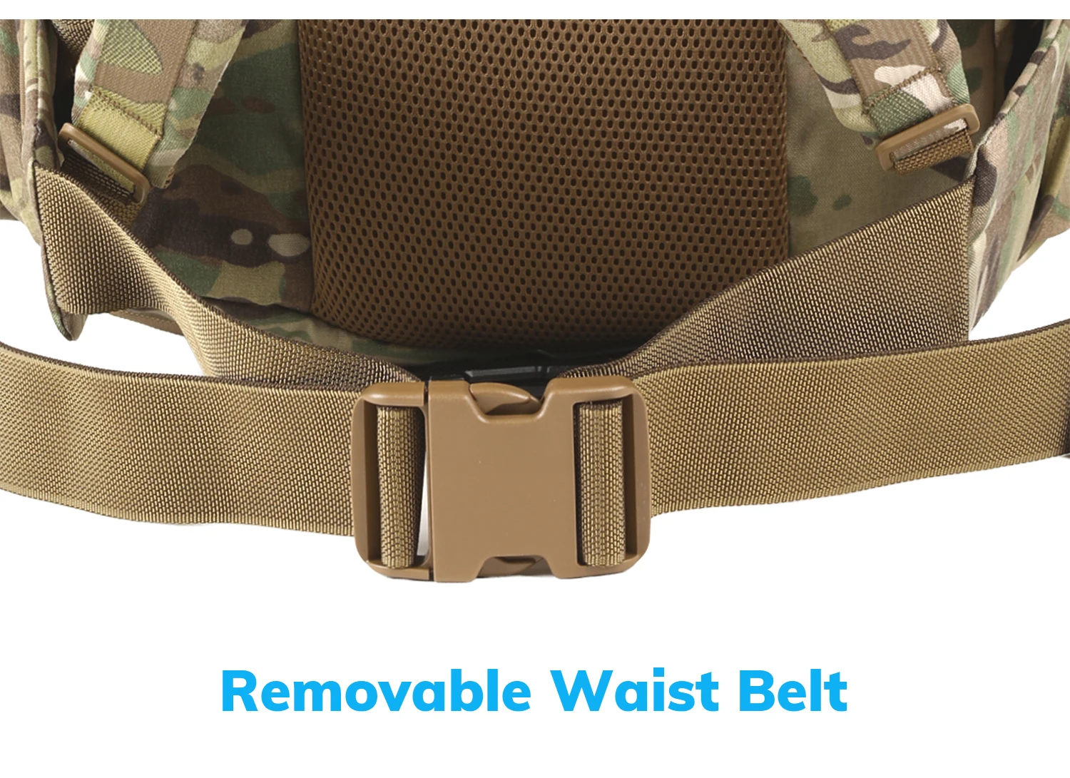 34L 500D Cordura Taktischer Rucksack, Funktioneller Pendler-Reise-Outdoor-Bergsteiger-Wanderrucksack, Molle EDC Pack – Detail 13