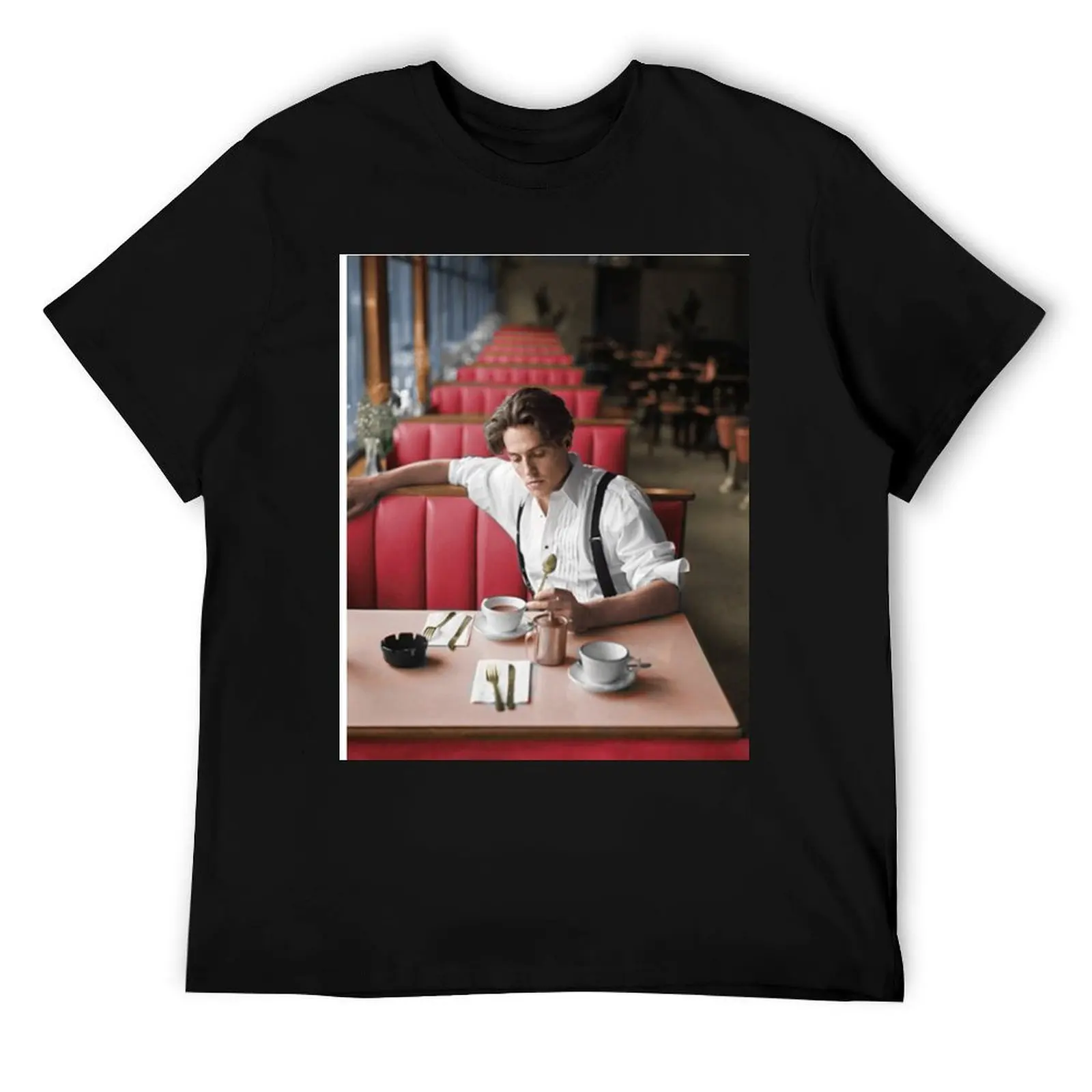 هيو جرانت - تي شيرت تلوين مضحك تي شيرت رجل قطن تي شيرت عالي الجودة رجل تي شيرت قطن تي شيرت