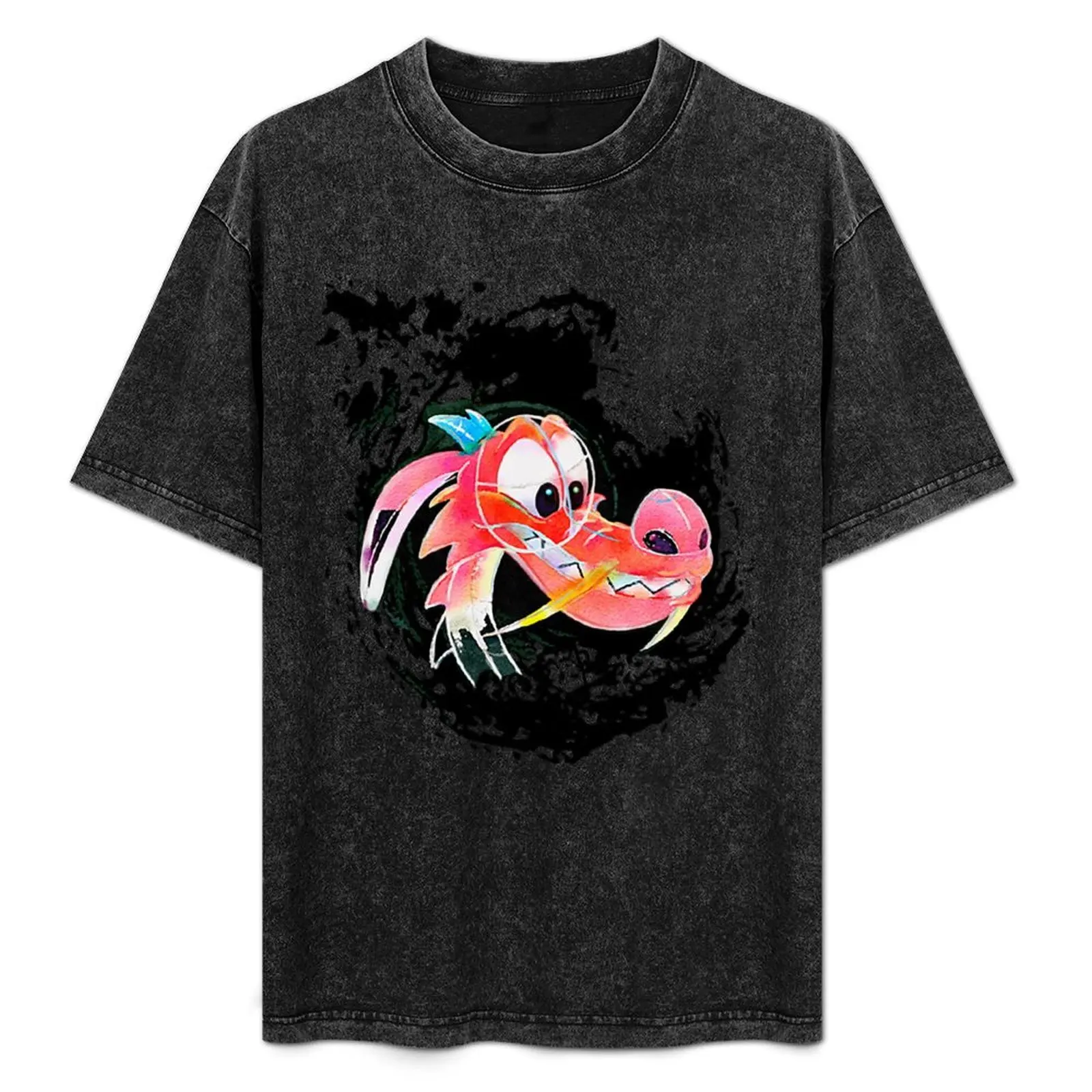 

One lucky dragon T-Shirt Simple Print Design T-Shirt