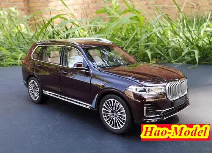 kyosho 1/18 For BMW X7 G07 2019 Alloy Metal Model Car Diecast Ornaments Toys Boys Birthday Gifts Hobby Display Collection Brown