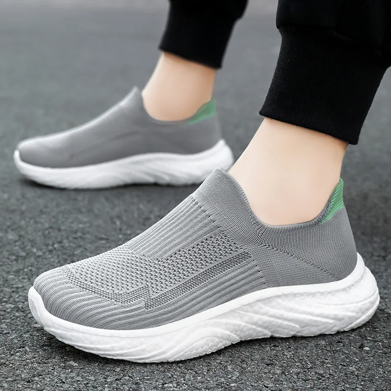 

2026 New Shoes Men's Casual Shoes Soft Sole Trend One Pedal Running Men's Shoes