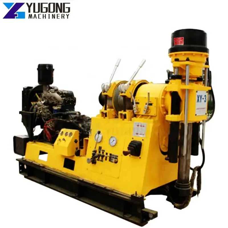 YG 100 Meters Depth Hydraulic Core Drill Rig Machine Mine Exploration Bore Hole Portable Diesel Power Borewell Drilling Rig Sale