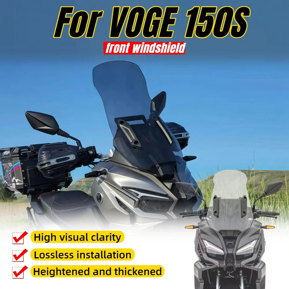 

Для VOGE SR1 125 ADV SR150S Voge SR150 лобовое стекло мотоцикла повышенное лобовое стекло SR 1 ADV аксессуары для модификации лобового стекла