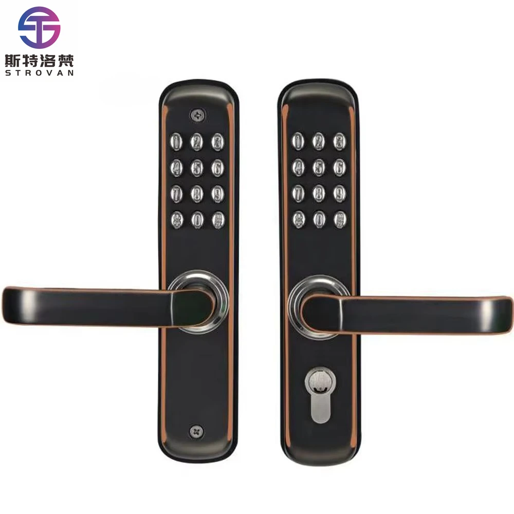 

Configuration 7085 Lock Body SUS304 Stainless Steel Double-Sided Password Durable Waterproof Door Lock Mechanical Code Lock