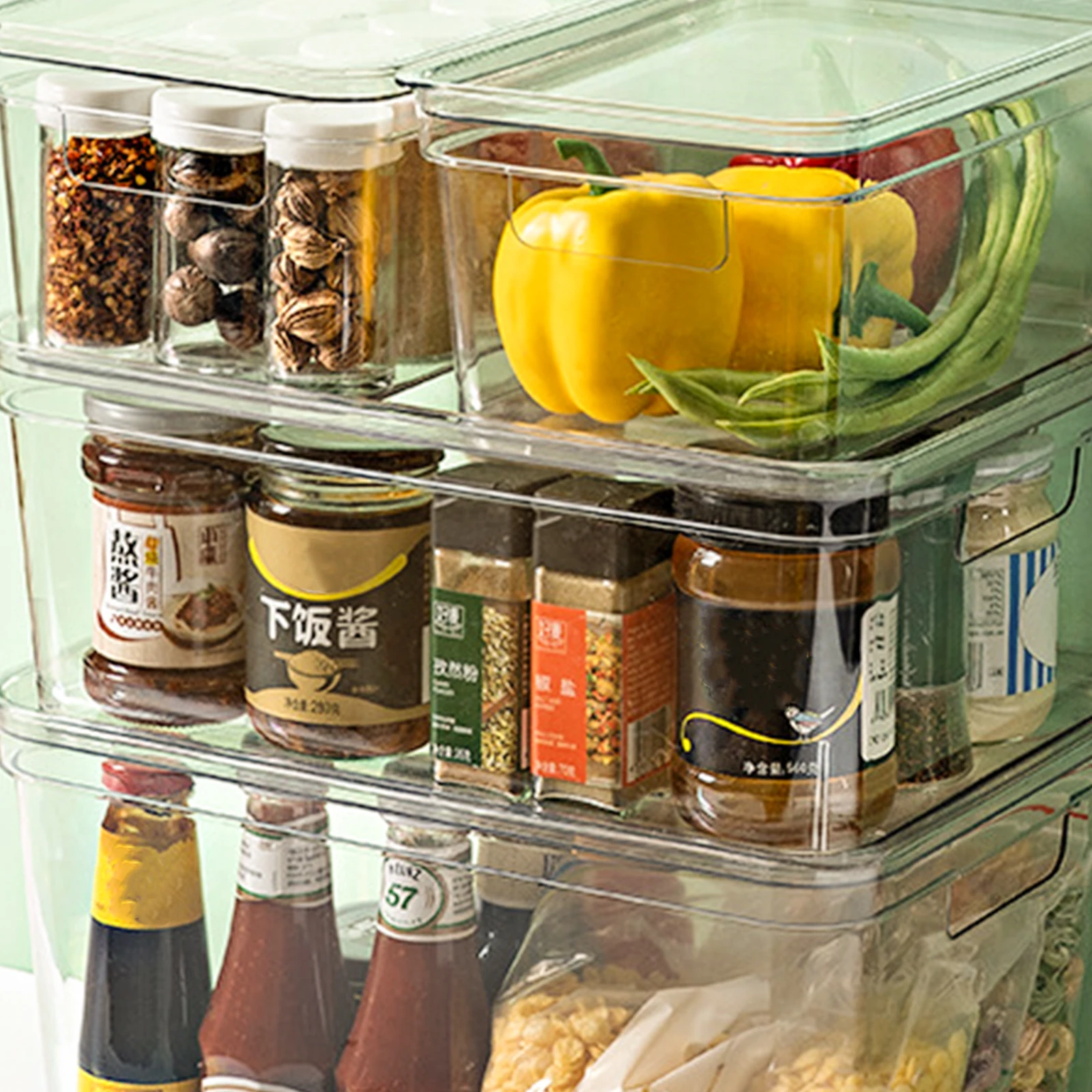 

Transparent Storage Box Desktop ganizer Jewelry Holder Sundries Case Office School Supplies Container Bedroom Bag Multi function