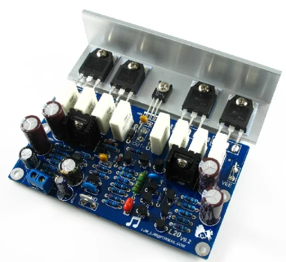High Performance Stereo Amplifier Board - Dual Channel Audio Power Amp Circuit