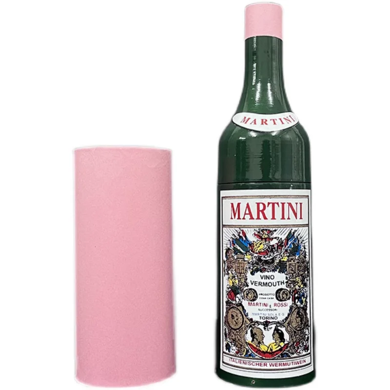 Vanishing Martini Bottle Stage Magic Tricks Vanishing Wine Bottle in Paper Cylinder Magia Magie Magicians Prop Illusion Gimmick