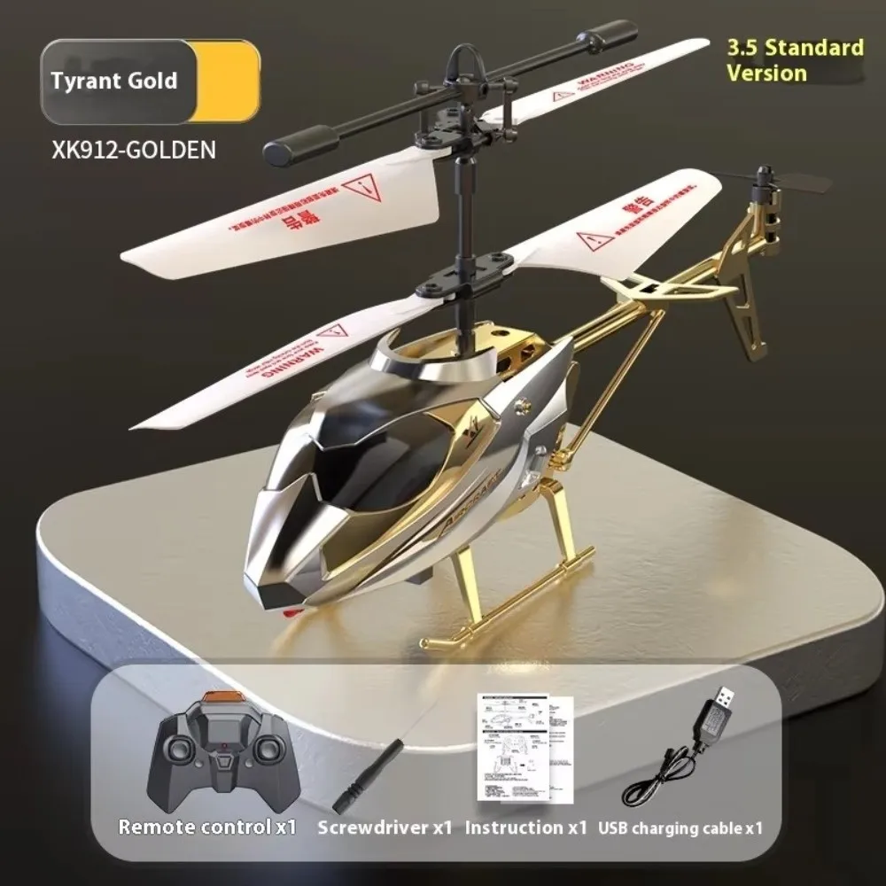 3.5CH RC Helicopter Light Up Fall Resistant Remote Control Helicopter Easy Control Stable Flight Helicopter Indoor Flying