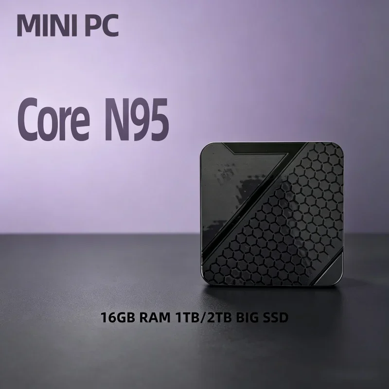 Compact Multi-use 2026 Mini Laptop N95 Dual RAM Version SSD 4K Display WiFi6 BT5.2 Daily Entertainment Notebook