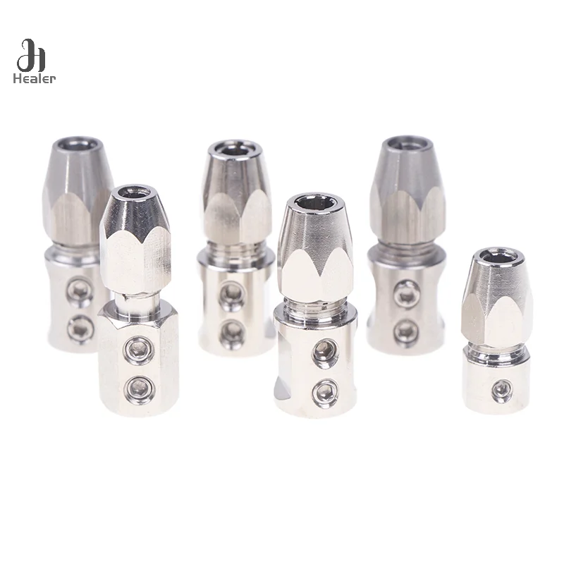 1PC RC Electric Boat 3.18*4 4*4 5*4 5*4.76mm Flex Collet Coupler Metal Positive/ Reverse Flexible Coupling