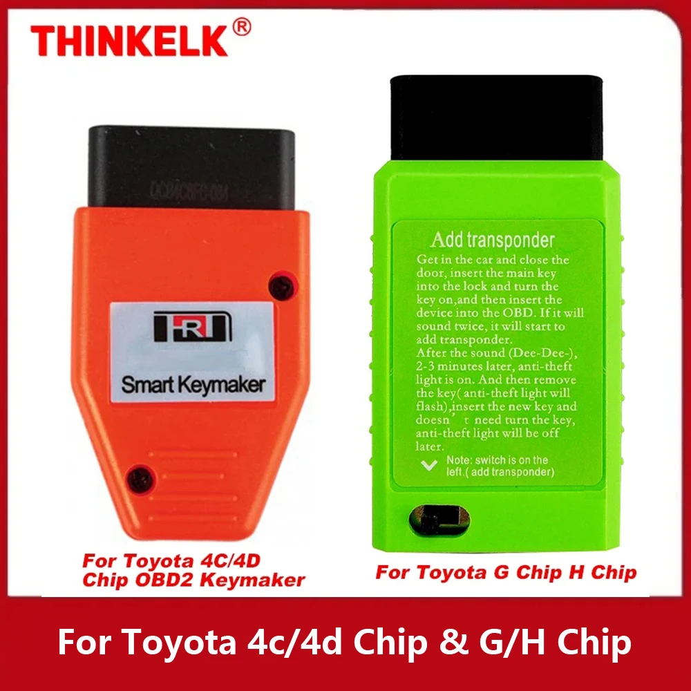 Car OBD Remote Key Programming Tool For Toyota Smart Key Maker 4C/4D Chip & G/H Chip Key Programmer Device Car Accessories