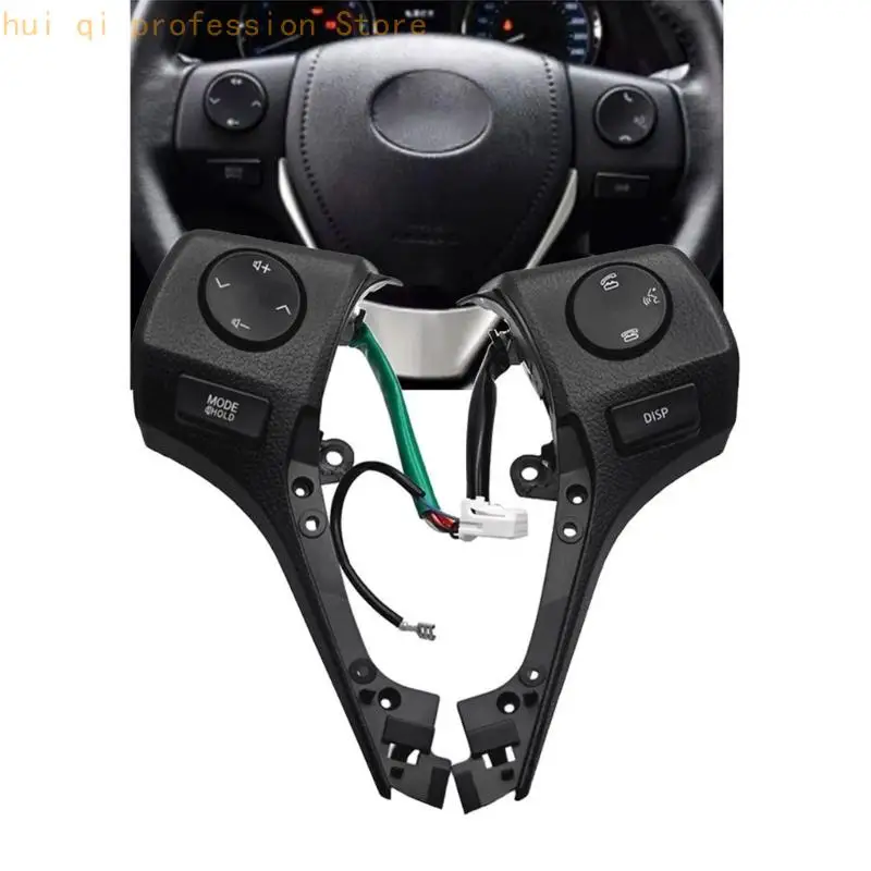Reparatursatz für den Lenkradknopfbereich mit linkem und rechtem Gehäuse, schwarzem Gehäuse und Kabeln, Teil 84250-02560, für – Detail 3