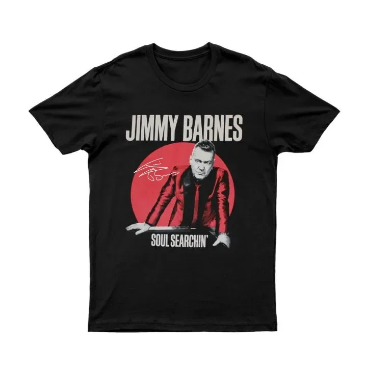 Retro Soul Searchin Funny Jimmy Barnes Shirt Classic Black Unisex S-5XL LE374