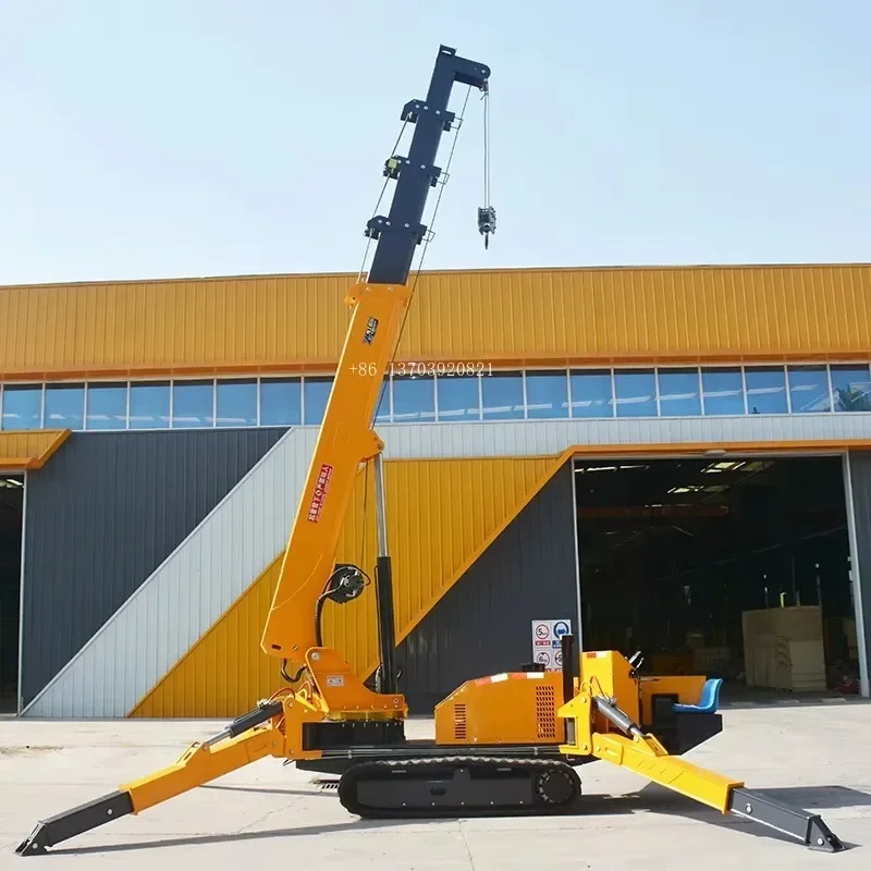 Best Selling Construction Crawler Spider Crane 360 Degree 3 Ton Telescopic Spider Crane Hydraulic Spider Crane for Sales