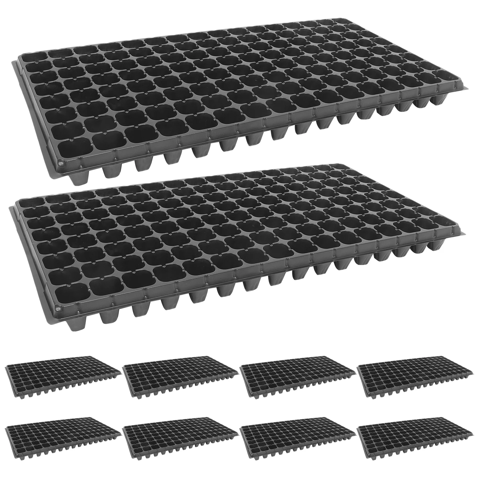 

128 Holes Seedling Tray Growing Container for Indoor Plant Sprout Plate Lightweight Plastic Garden Tool Use
