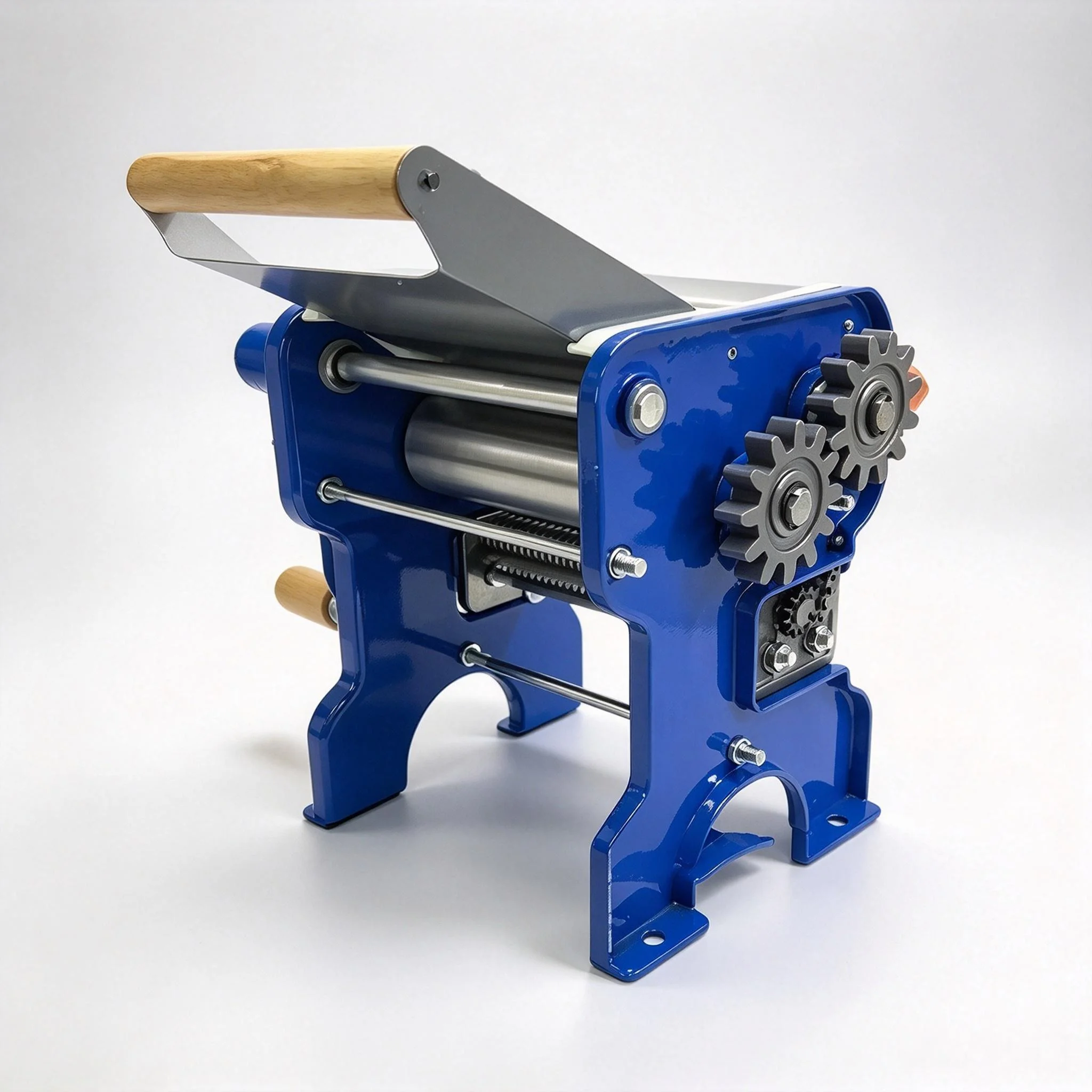 150-2 / 150-4 Manual Double Sided Dough Roller, Household Stainless Steel Noodle Press Machine for Pasta Making