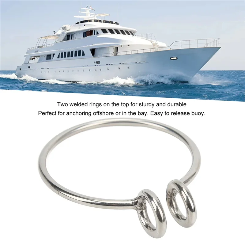

Boat Pull Ring Stainless Steel Polished Parts For Boat Yacht Fishing Retriever Accessories