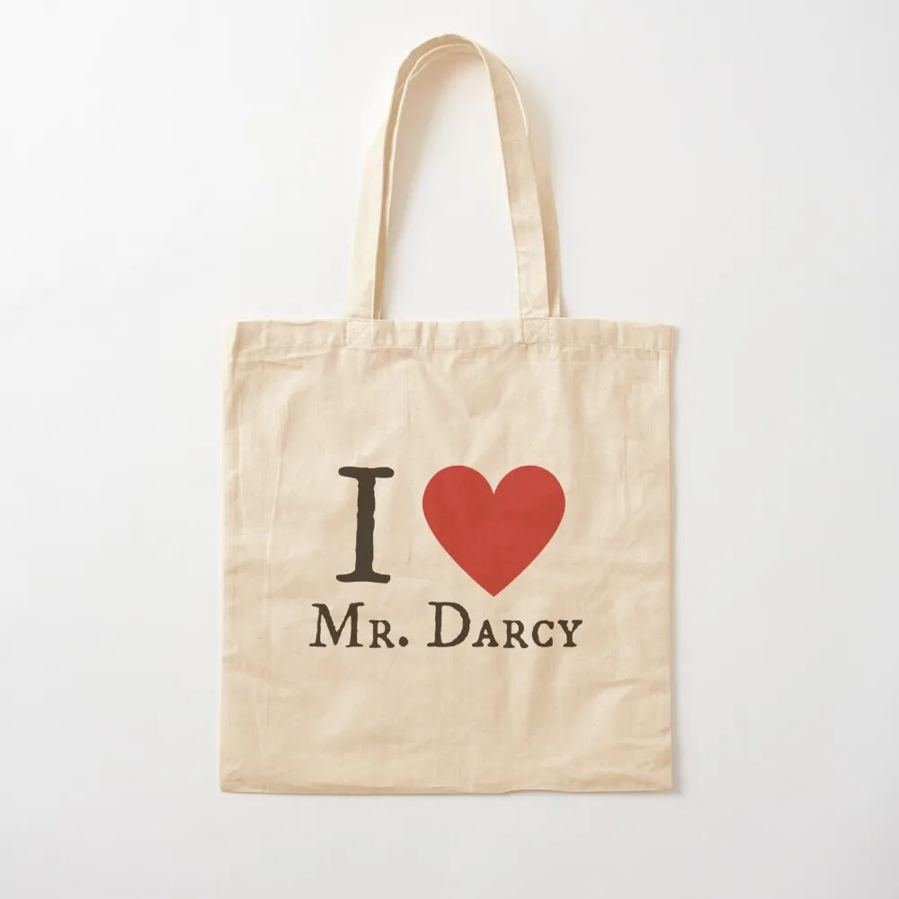 

I love Mr. Darcy Tote Bag Женская сумка для покупок Портативная сумка для покупок Тканевые сумки Холщовая сумка-тоут