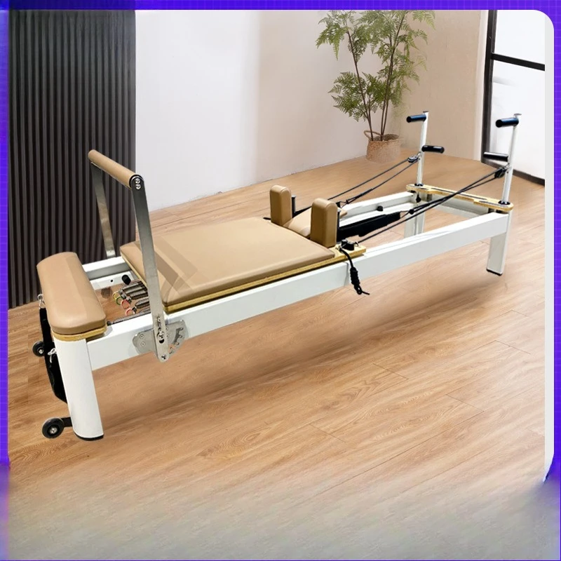 Aluminum alloy small white bed, gym, yoga studio, indoor training equipment, in-stock Pilates aluminum alloy core bed