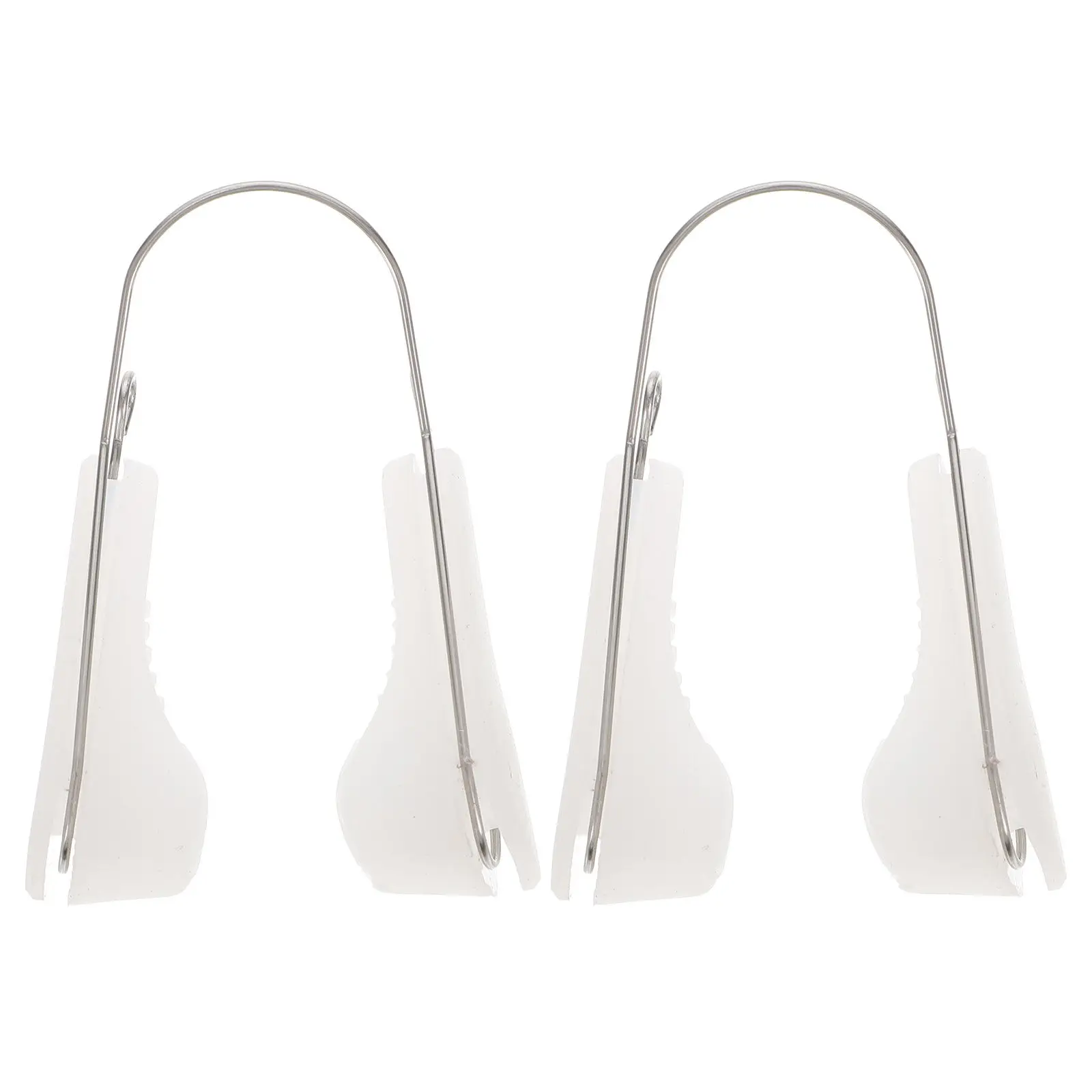 2Pcs Nose Bridge Corrector Clip Silicone Pads Comfortable Nose Slimming Tool Portable Face Beauty Supply Nasal Bridge