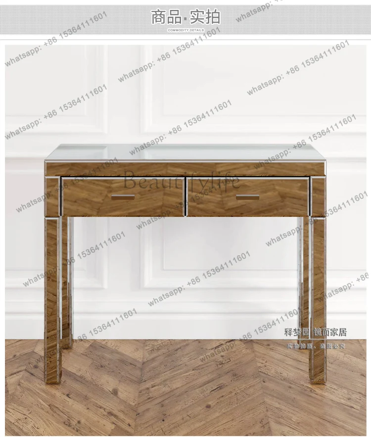 mirror dressing table modern European furniture neoclassical simple fashion