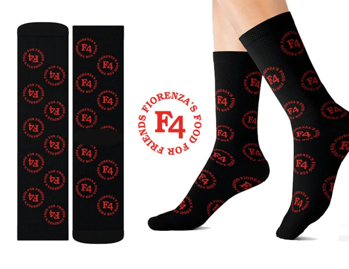 Calcetines con logotipo personalizado para hombre y mujer, medias largas con imagen de texto, estilo Harajuku, informal, para fiesta y boda